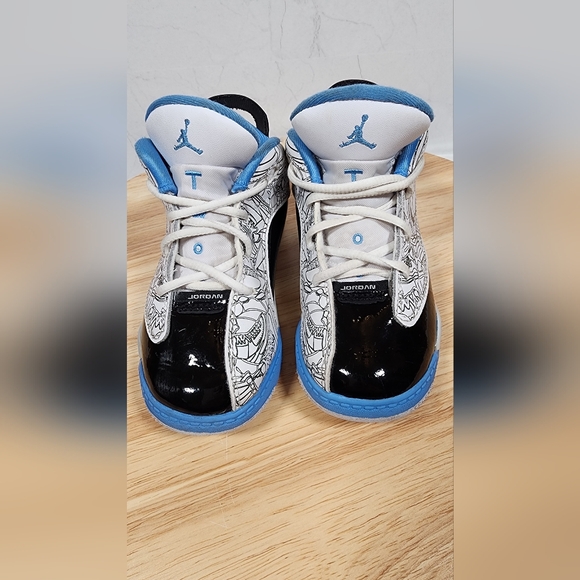 Air Jordan Dub Zero University Blue Toddler Sz 9C DV1358-114 Sneakers - Picture 3 of 11